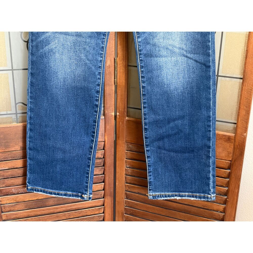 Judy Blue Straight Fit Leg Dark Wash Denim Jeans Style JB82561DK Size 11/30 - Picture 9 of 16
